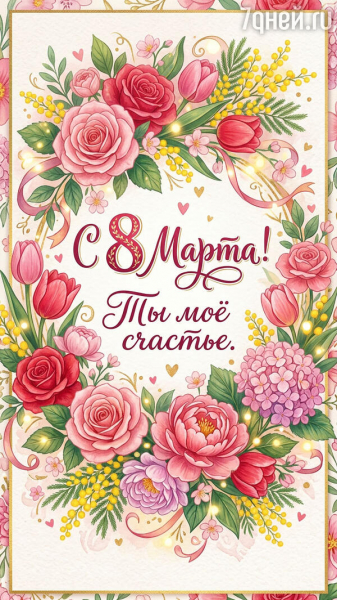 80+ красивых открыток к 8 Марта для самых дорогих и любимых женщин 80+ красивых открыток к 8 Марта для самых дорогих и любимых женщин