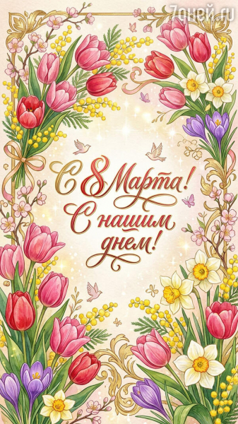 80+ красивых открыток к 8 Марта для самых дорогих и любимых женщин 80+ красивых открыток к 8 Марта для самых дорогих и любимых женщин
