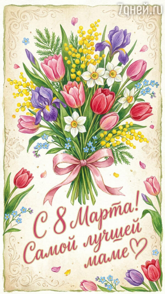 80+ красивых открыток к 8 Марта для самых дорогих и любимых женщин 80+ красивых открыток к 8 Марта для самых дорогих и любимых женщин