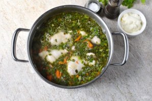 Куриный суп со щавелем Куриный суп со щавелем