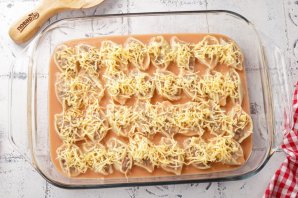 Фаршированные макароны-ракушки Фаршированные макароны-ракушки