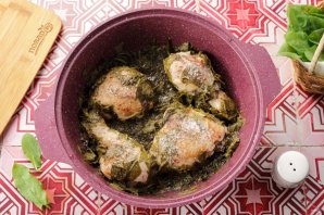 Курица с щавелем Курица с щавелем