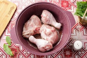 Курица с щавелем Курица с щавелем