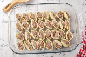 Фаршированные макароны-ракушки Фаршированные макароны-ракушки